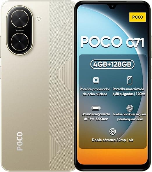 Xiaomi Poco C71 Review: Tela 6,88” e 128 GB no básico