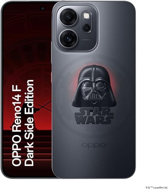 Review do Smartphone OPPO Reno 14 F Dark Side: AMOLED 120 Hz