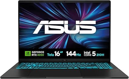 Notebook ASUS V16 V3607VU RTX 4050 Review: tela 144 Hz