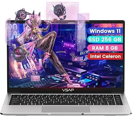 Notebook Intel Celeron 8GB RAM 256GB SSD VSAP Review FHD