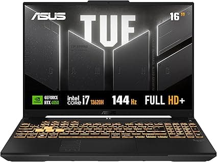 ASUS TUF Gaming F16 i7 RTX 4050 Review 144 Hz IPS