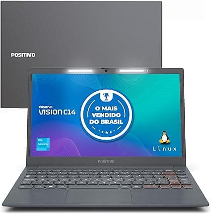 Notebook Positivo Vision C14 Review: Lumina BAR para videochamadas