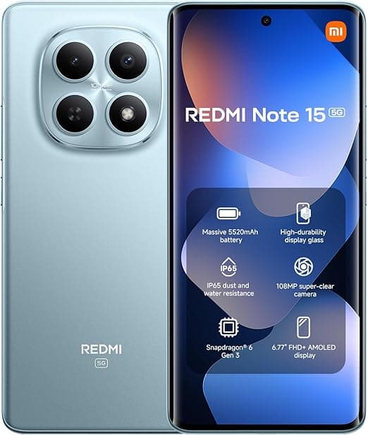 Xiaomi Redmi Note 15 5G NFC Review: AMOLED 120 Hz e bateria 5520 mAh