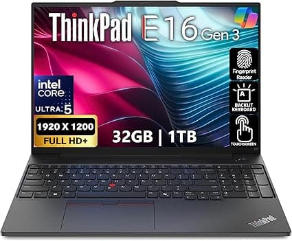Lenovo ThinkPad E16 Gen 3 Review: tela de toque 16” e Wi‑Fi 6E