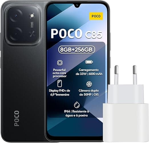 Review do Xiaomi POCO C85 4G com 8GB RAM e 256GB ROM