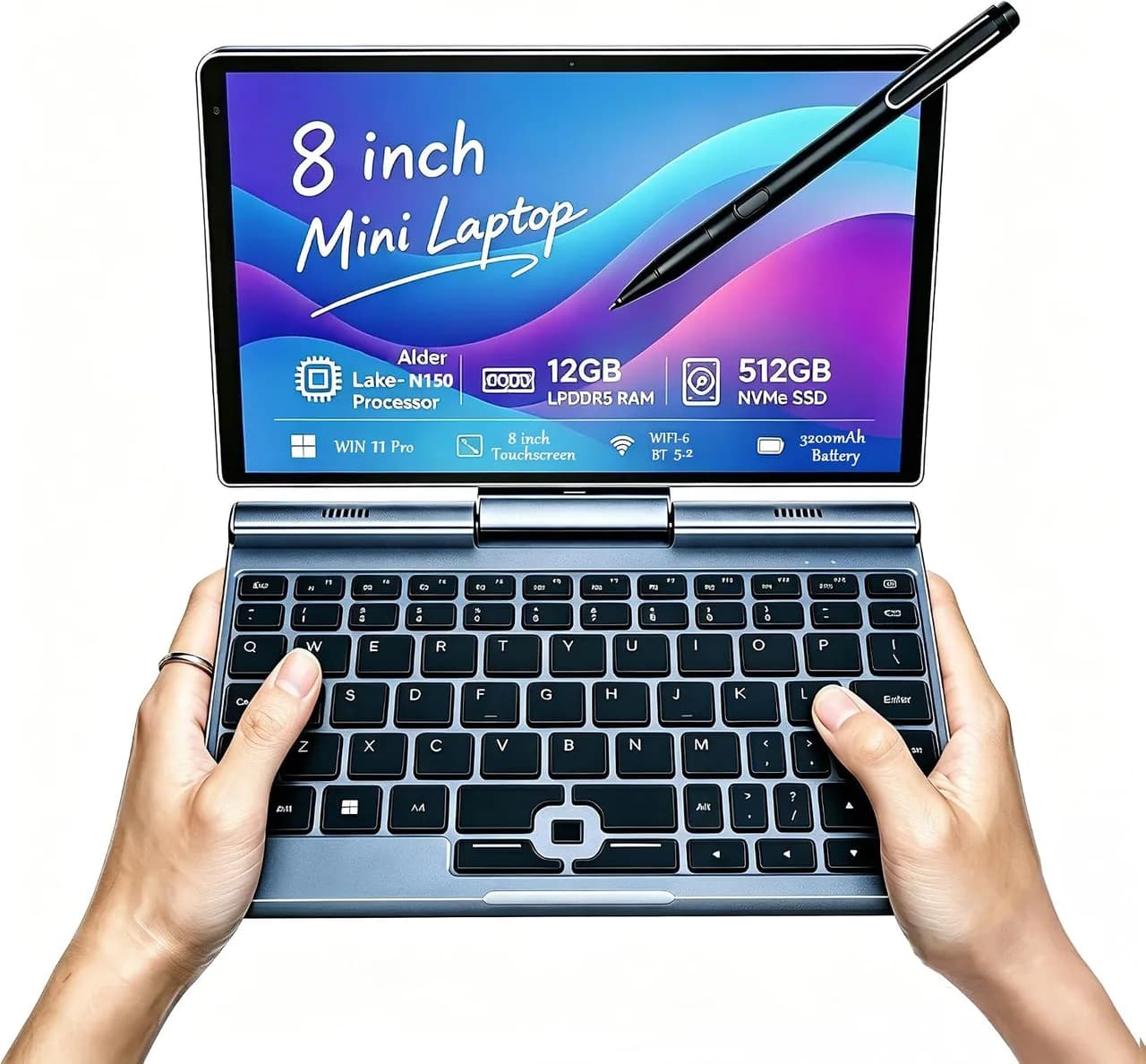 Mini laptop 8 polegadas Windows 11 Pro: guia de compra e teste completo