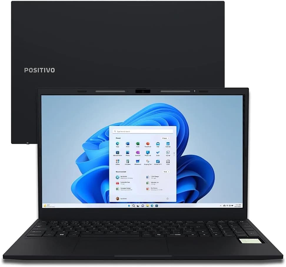 Notebook Positivo Vision R15M: guia do Ryzen 5 5625U com minitela