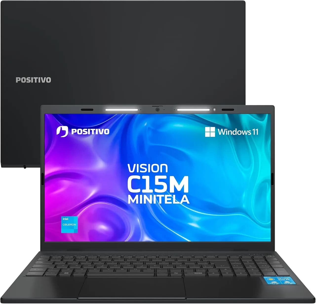 Notebook Positivo Vision C15M: guia da Minitela e Copilot
