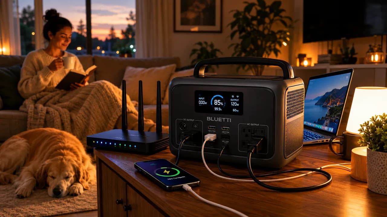 Apagão, Tempestade e Queda de Energia: Como a BLUETTI AC70 Mantém Sua Casa Funcionando