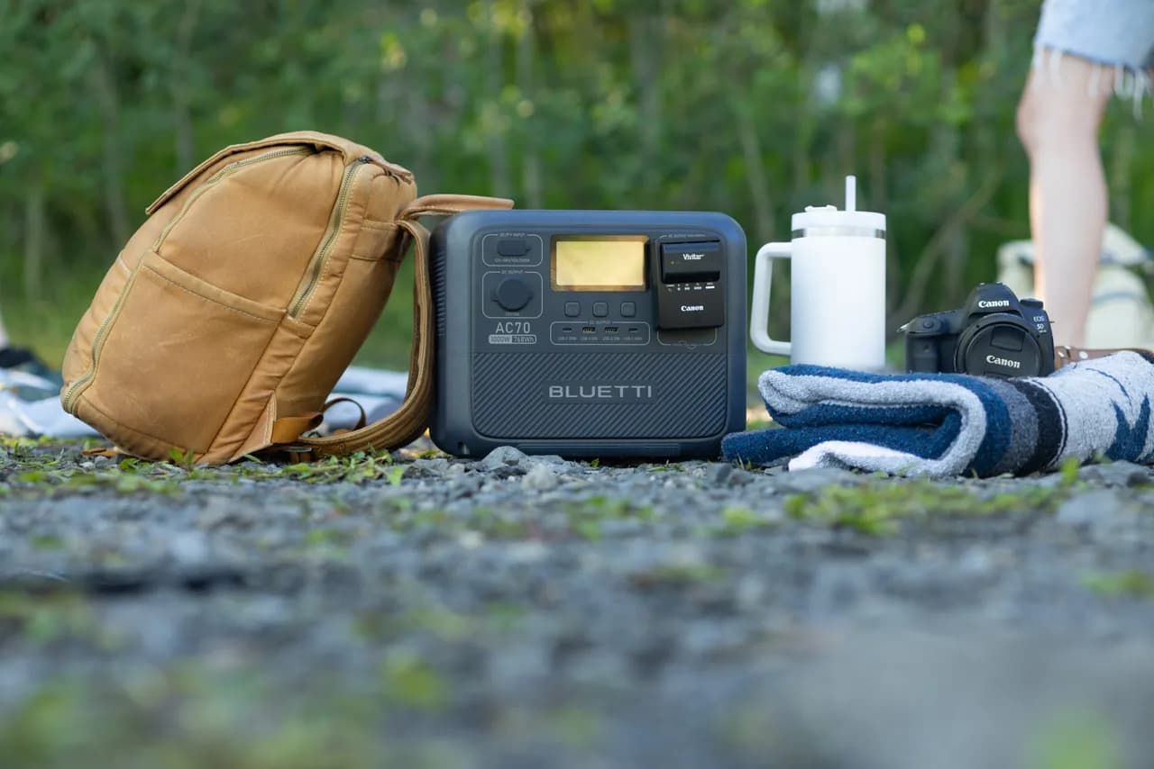 Estação de Energia Portátil por Cenário: Como o BLUETTI AC70 Funciona no Camping, Home Office, Live e Viagens