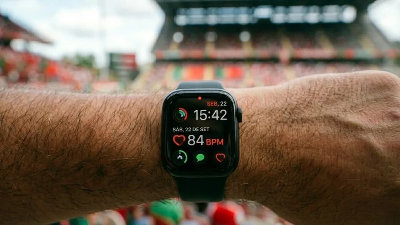 Smartwatch no Mundial: como medir stress e frequência cardíaca do torcedor