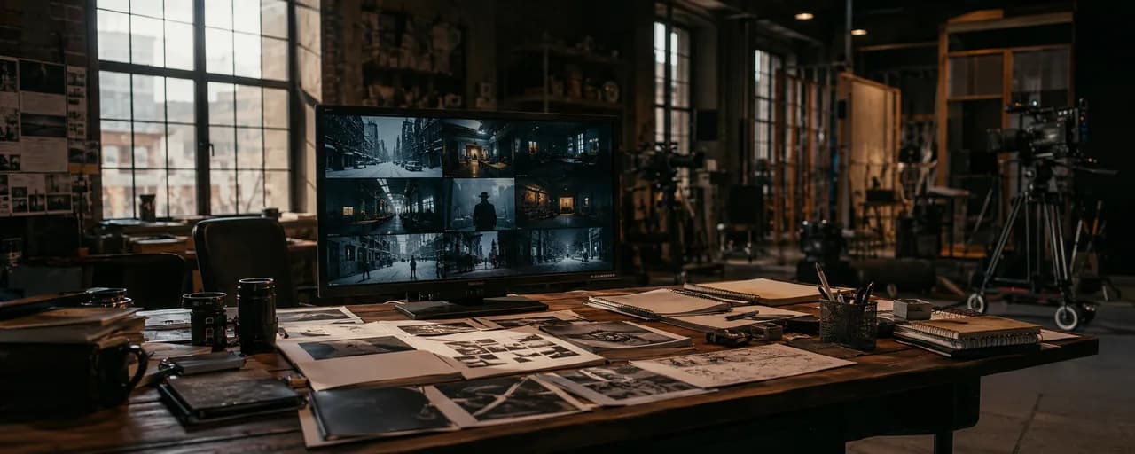 IA para storyboards: 5 lições do Scorsese e FLUX