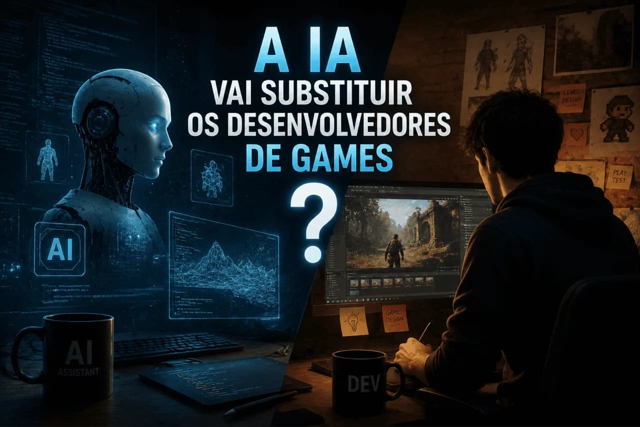 IA vai substituir desenvolvedores de games Como usar sem perder qualidade