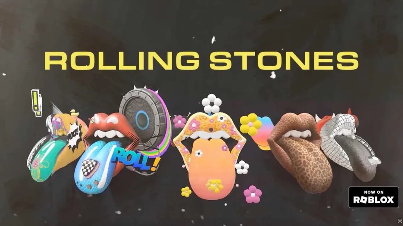 Rolling Stones na Roblox: guia da experiência com cristais e show coletivo