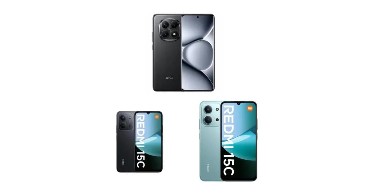Guia Redmi 15C e Note 15 8/256 na Amazon: qual escolher