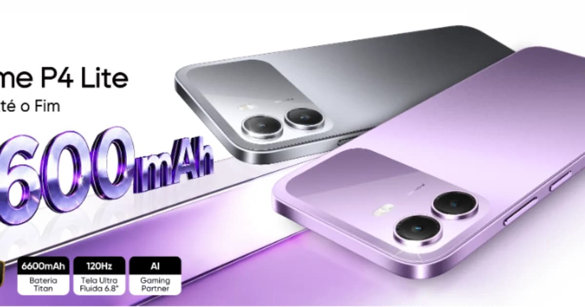Realme P4 Lite: guia da bateria 6600 mAh e 8 horas de jogos