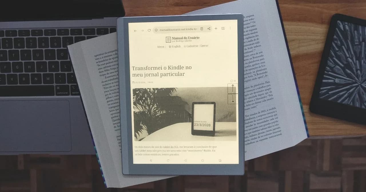 Boox Go 10.3 Lumi: guia para virar jornal particular em 5 passos