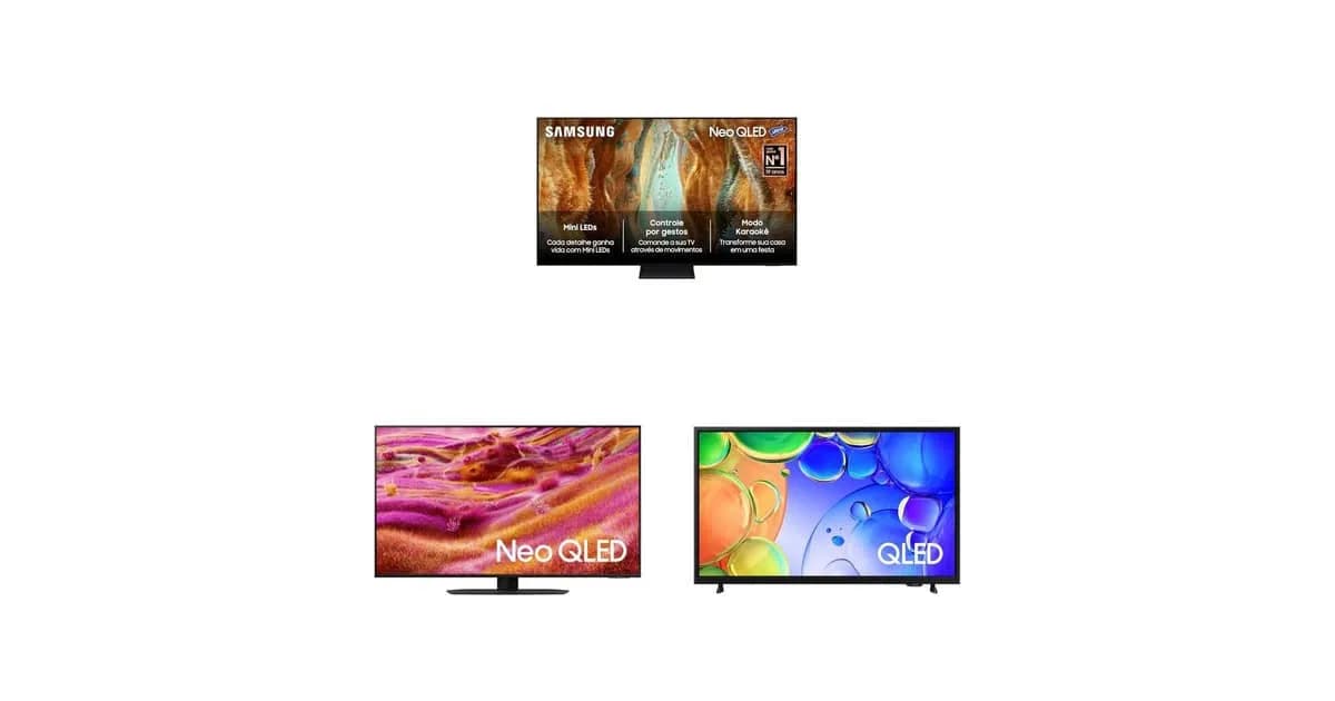Guia Neo QLED com Vision AI: 3 Samsung e como escolher