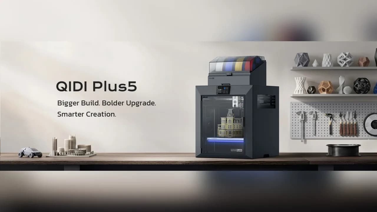 QIDI Plus5: review da impressora 3D para materiais técnicos