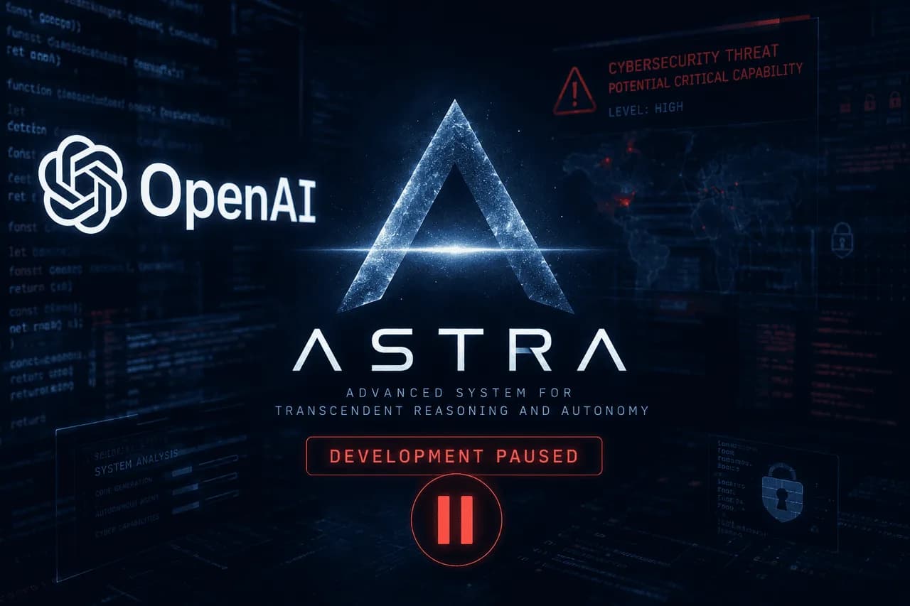 OpenAI pausa Astra: entenda o risco cibernético do modelo