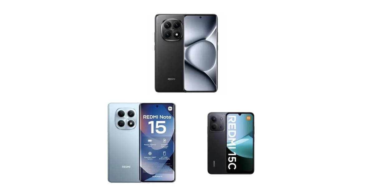 Xiaomi Redmi Note 15 vs 15C na Amazon: Guia de Compra