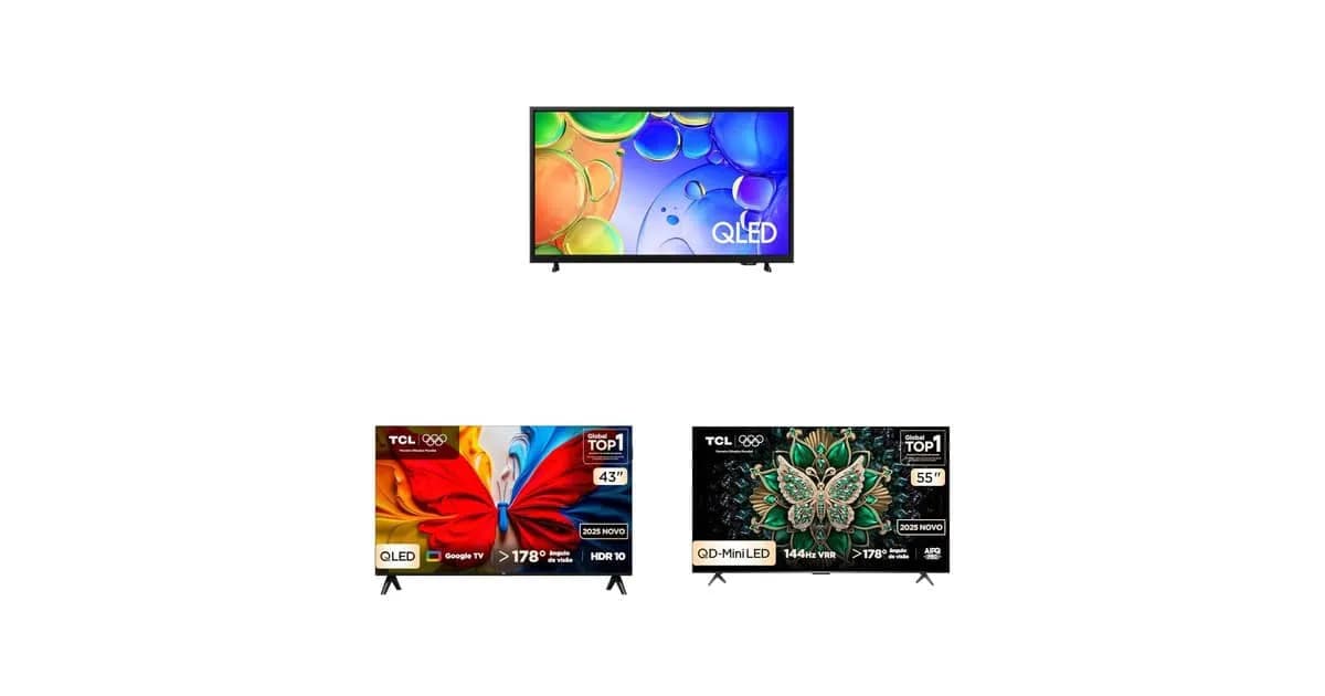 TVs QLED 2026: Guia Completo Para Escolher a Sua Ideal
